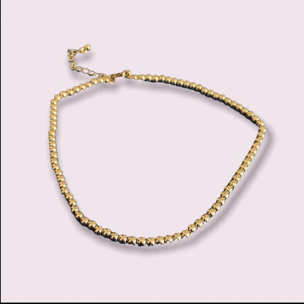 Gold choker